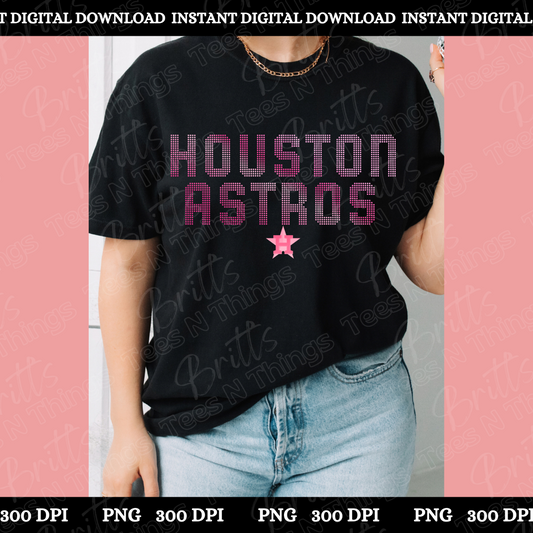 PINK HOUSTON ASTROS PNG
