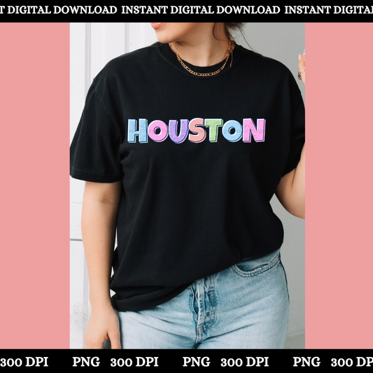 HOUSTON WORD PNG