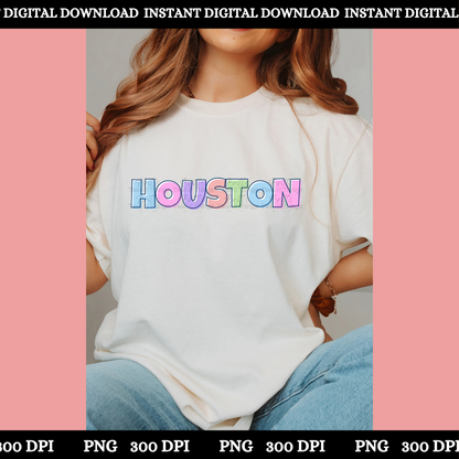 HOUSTON WORD PNG